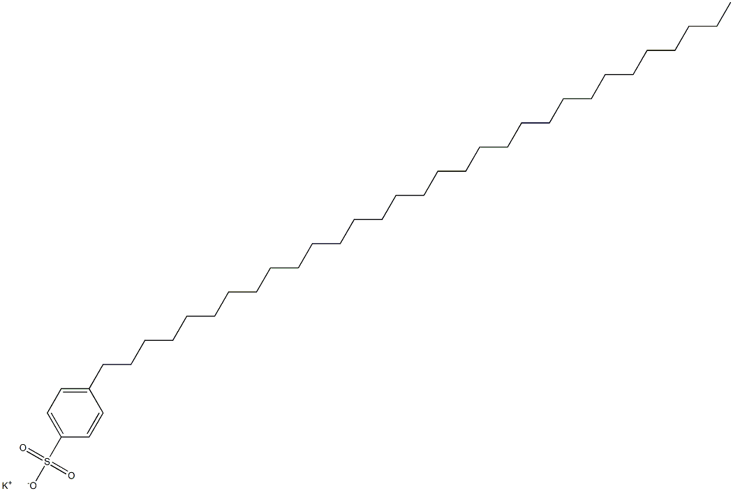 4-(Hentriacontan-1-yl)benzenesulfonic acid potassium salt 구조식 이미지