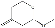 (2S)-2-Methoxy-4-methylene-3,4,5,6-tetrahydro-2H-pyran 구조식 이미지