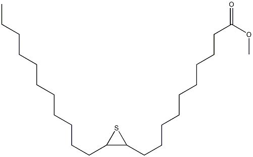 11,12-Epithiotricosanoic acid methyl ester 구조식 이미지