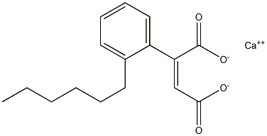 2-(2-Hexylphenyl)maleic acid calcium salt 구조식 이미지