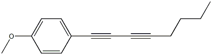 8-(4-Methoxyphenyl)-5,7-octadiyne 구조식 이미지