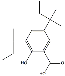 3,5-Di-tert-pentylsalicylic acid 구조식 이미지