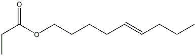 Propionic acid 5-nonenyl ester 구조식 이미지