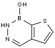 7-Hydroxy-6,7-dihydro-1-thia-5,6-diaza-7-bora-1H-indene 구조식 이미지