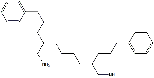 2,7-Bis(3-phenylpropyl)octane-1,8-diamine 구조식 이미지