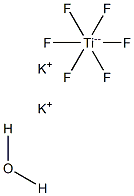 Potassium hexafluorotitanate(IV) hydrate 구조식 이미지