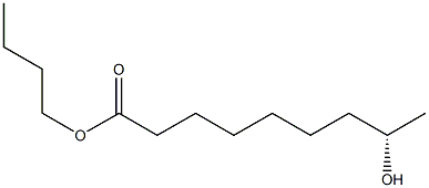 [S,(+)]-8-Hydroxynonanoic acid butyl ester 구조식 이미지