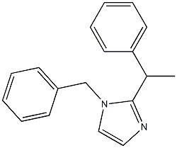 1-Benzyl-2-(1-phenylethyl)-1H-imidazole Structure
