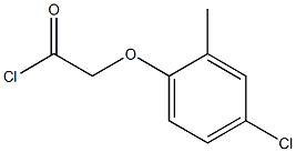 (4-Chloro-2-methylphenoxy)acetyl chloride Structure