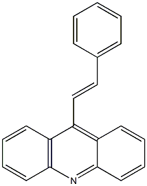 9-[(E)-Styryl]acridine 구조식 이미지