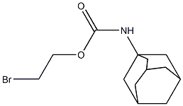 (Adamantan-1-yl)carbamic acid 2-bromoethyl ester 구조식 이미지