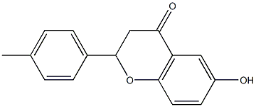 6-Hydroxy-2-(p-tolyl)chroman-4-one 구조식 이미지