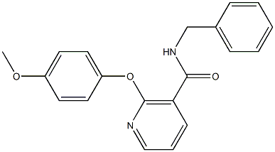 N-Benzyl-2-(4-methoxyphenoxy)nicotinamide Structure