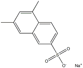 5,7-Dimethyl-2-naphthalenesulfonic acid sodium salt 구조식 이미지