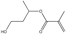 Methacrylic acid 1-methyl-3-hydroxypropyl ester 구조식 이미지