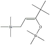 4,4-Dimethyl-1-trimethylsilyl-3-trimethylsilyloxy-2-pentene 구조식 이미지