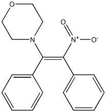 (Z)-1-Morpholino-2-nitro-1,2-diphenylethene 구조식 이미지