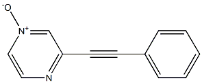 3-(Phenylethynyl)-1-pyrazinium-1-olate 구조식 이미지