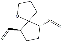 (6S,9S)-6,9-Diethenyl-1-oxaspiro[4.4]nonane 구조식 이미지