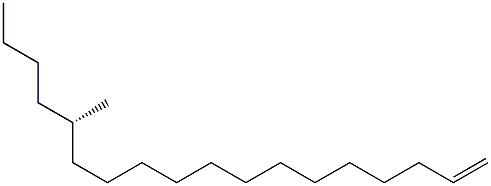 (14S)-14-Methyl-1-octadecene Structure