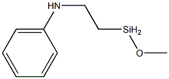 Methoxy[2-(phenylamino)ethyl]silane 구조식 이미지