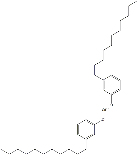 Cadmium bis(3-undecylphenolate) 구조식 이미지