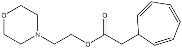 2,4,6-Cycloheptatrien-1-ylacetic acid 2-morpholinoethyl ester 구조식 이미지