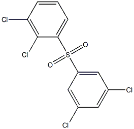 2,3-Dichlorophenyl 3,5-dichlorophenyl sulfone 구조식 이미지