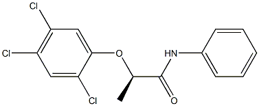 [R,(+)]-2-(2,4,5-Trichlorophenoxy)-N-phenylpropionamide 구조식 이미지