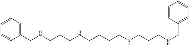 N,N'-Bis[3-(benzylamino)propyl]tetramethylenediamine 구조식 이미지