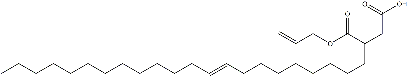 3-(9-Docosenyl)succinic acid 1-hydrogen 4-allyl ester Structure
