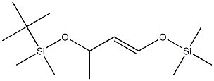 [3-(tert-Butyldimethylsiloxy)-1-butenyloxy]trimethylsilane Structure