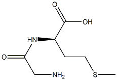(R)-2-(Glycylamino)-4-(methylthio)butanoic acid Structure