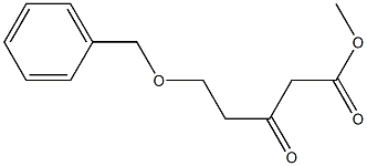 5-Benzyloxy-3-oxopentanoic acid methyl ester Structure