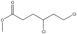 4,6-Dichlorocaproic acid methyl ester Structure