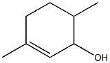 3,6-Dimethyl-2-cyclohexen-1-ol 구조식 이미지