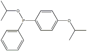 (4-Isopropoxyphenyl)phenylphosphinous acid isopropyl ester 구조식 이미지