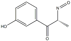 (R)-1-(3-Hydroxyphenyl)-2-nitroso-1-propanone Structure