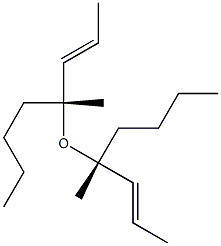 (+)-Butyl[(E,R)-1-methyl-2-butenyl] ether 구조식 이미지