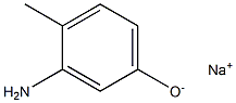 Sodium 3-amino-4-methylphenolate 구조식 이미지