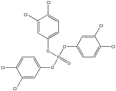 Phosphoric acid tris(3,4-dichlorophenyl) ester 구조식 이미지