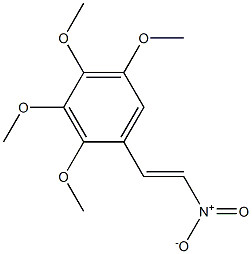 2,3,4,5-Tetramethoxy-1-[(E)-2-nitroethenyl]benzene 구조식 이미지