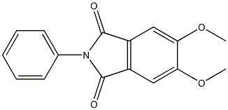 5,6-Dimethoxy-2-phenyl-2H-isoindole-1,3-dione 구조식 이미지
