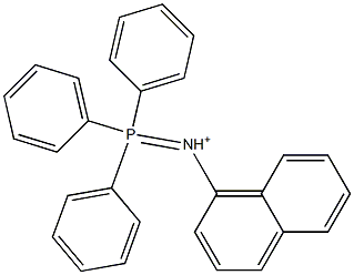 (1-Naphtyl)(triphenylphosphoranylidene)aminium 구조식 이미지