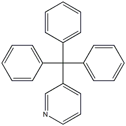 3-(Triphenylmethyl)pyridine Structure