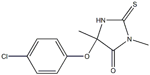 5-(p-Chlorophenoxy)methyl-5-methyl-2-thioxoimidazolidin-4-one 구조식 이미지