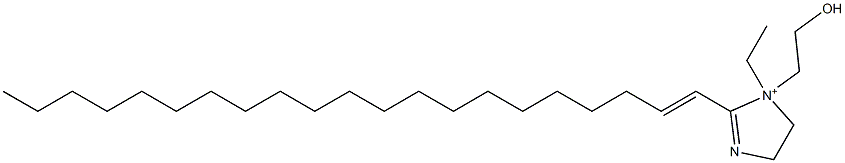 1-Ethyl-2-(1-henicosenyl)-1-(2-hydroxyethyl)-2-imidazoline-1-ium 구조식 이미지