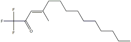 Trifluoromethyl[(E)-2-methyl-1-dodecenyl] ketone Structure