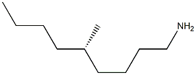 [S,(+)]-5-Methylnonylamine 구조식 이미지