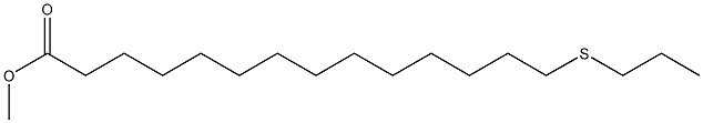 15-Thiaoctadecanoic acid methyl ester Structure